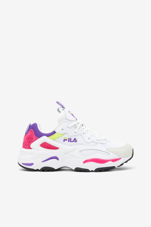 Zapatillas Fila Ray Tracer Mujer Blancas Moradas | Fila562WT