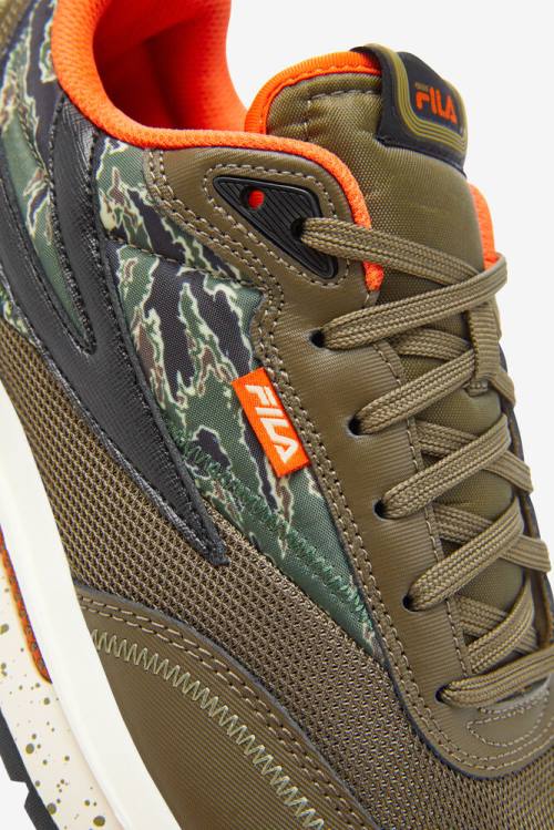 Zapatillas Fila Renno Camo Hombre Camuflaje Rojas Naranjas | Fila405RC