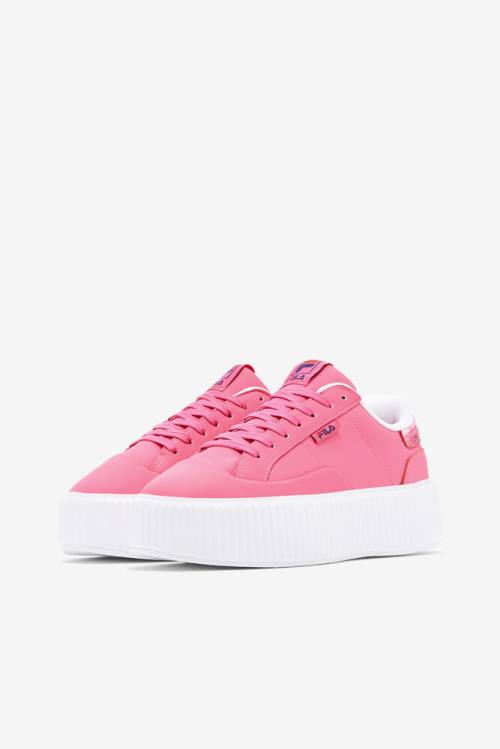 Zapatillas Fila Sandblast Oversole Rolando Mujer Rosas Blancas Rosas | Fila690RN