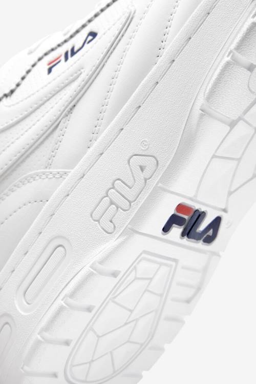 Zapatillas Fila Selecta Hombre Blancas Azul Marino Rojas | Fila264ZY