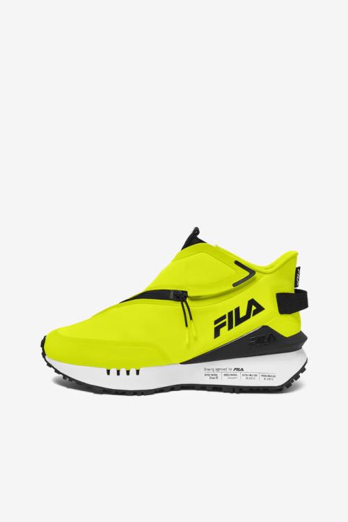 Zapatillas Fila Space Runner Mujer Amarillo Negras Blancas | Fila438KA