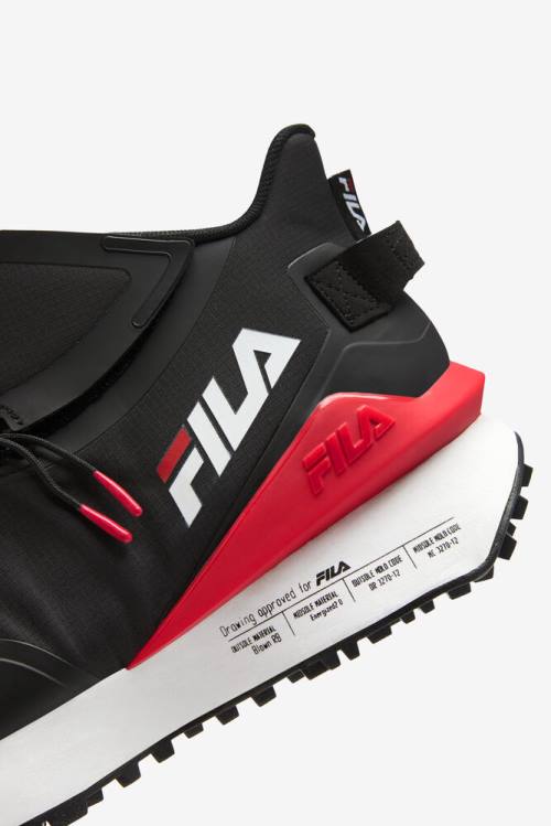 Zapatillas Fila Space Runner Mujer Negras Rojas Blancas | Fila248SE