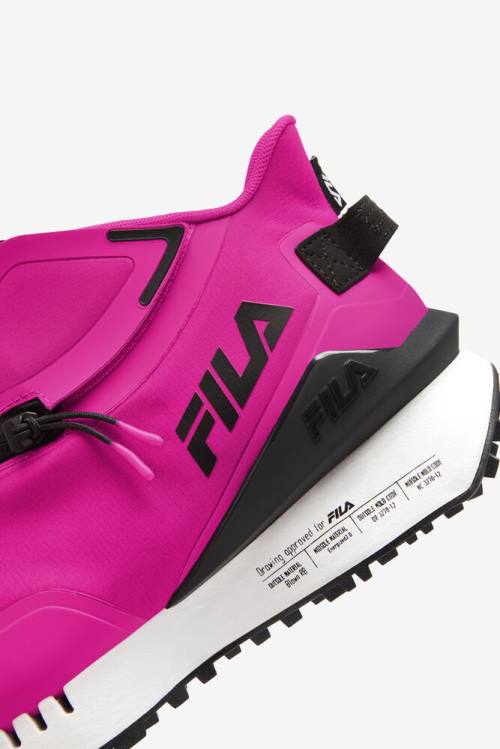 Zapatillas Fila Space Runner Mujer Rosas Negras Blancas | Fila247HV