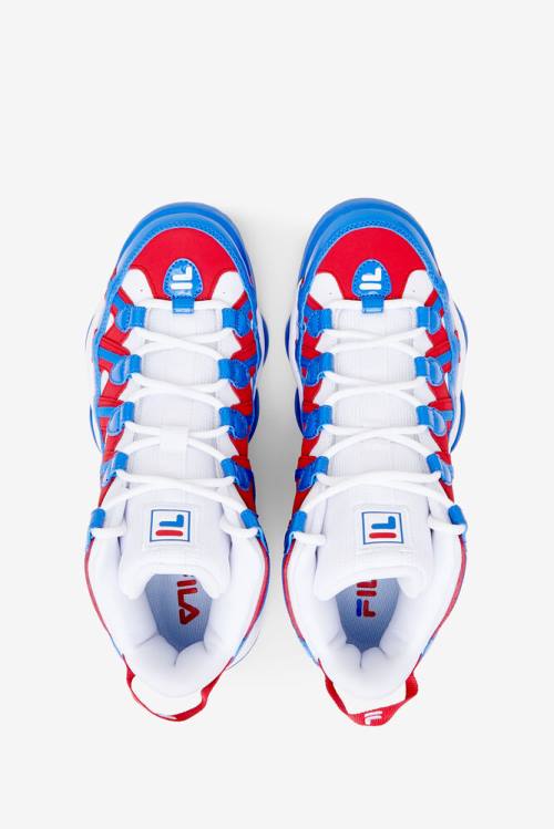 Zapatillas Fila Stackhouse Spaghetti Hombre Blancas Rojas Azules | Fila207QY