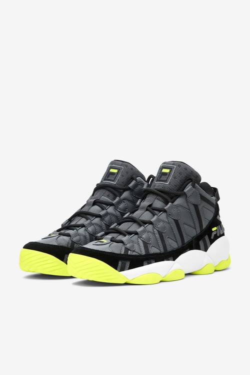 Zapatillas Fila Stackhouse Spaghetti Hombre Gris Oscuro Negras Amarillo | Fila275ES