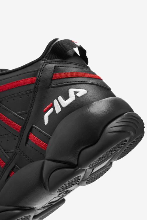 Zapatillas Fila Stackhouse Spaghetti Hombre Negras Rojas Blancas | Fila307OL