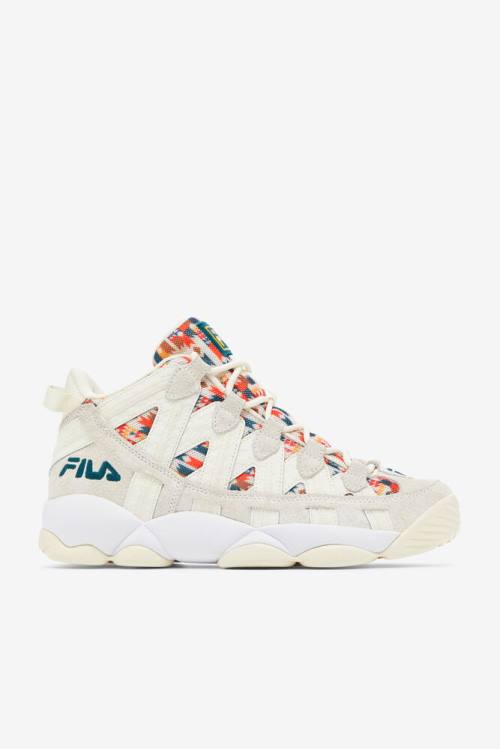 Zapatillas Fila Stackhouse Spaghetti Hombre Blancas | Fila472RC