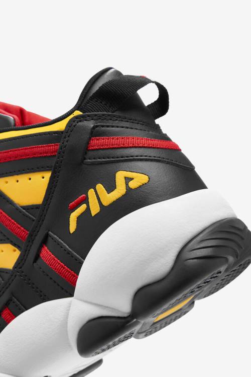 Zapatillas Fila Stackhouse Spaghetti Hombre Limón Negras Rojas | Fila615PX