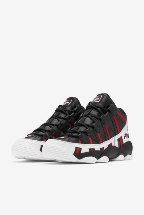 Zapatillas Fila Stackhouse Spaghetti Hombre Blancas Negras Rojas | Fila796XO