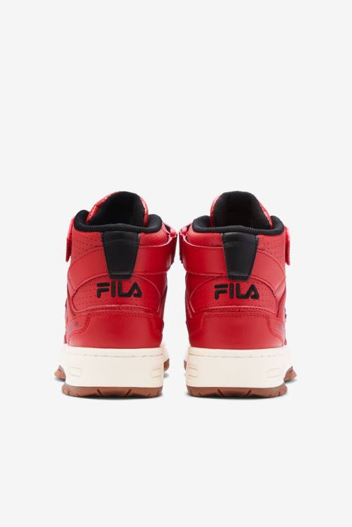 Zapatillas Fila Teratach 600 Mid Hombre Rojas Negras | Fila085BR