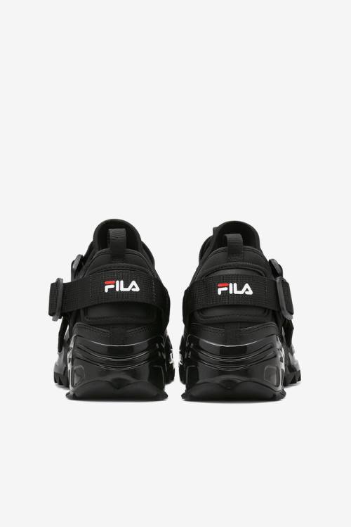 Zapatillas Fila Unit Le Mujer Negras Blancas | Fila745VC