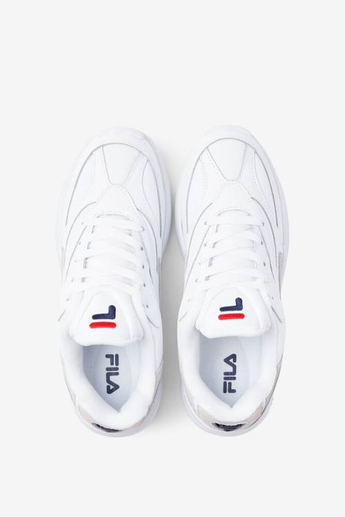 Zapatillas Fila V94m Hombre Blancas Azul Marino Rojas | Fila754HY