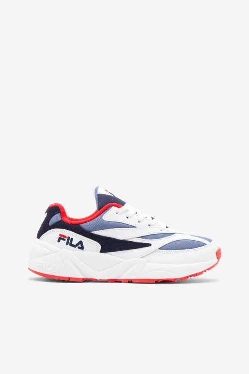 Zapatillas Fila V94m Mujer Blancas Azul Marino | Fila796ZD