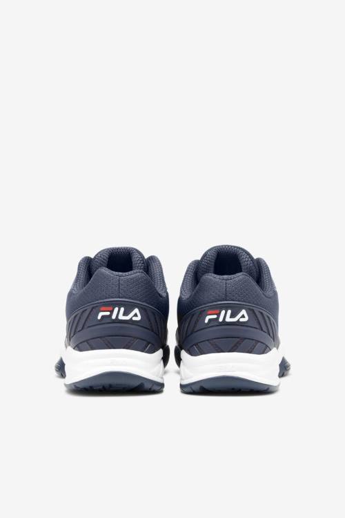 Zapatillas Fila Volley Zone Hombre Azul Marino Rojas Blancas | Fila164AB