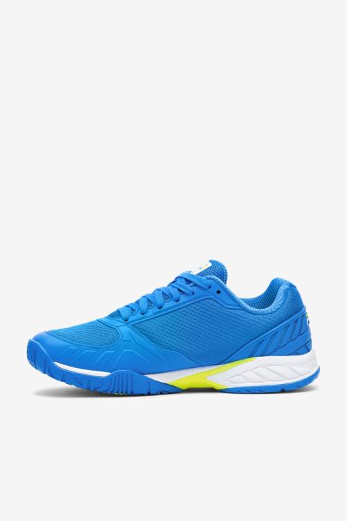 Zapatillas Fila Volley Zone Hombre Azules Blancas Amarillo | Fila386CP