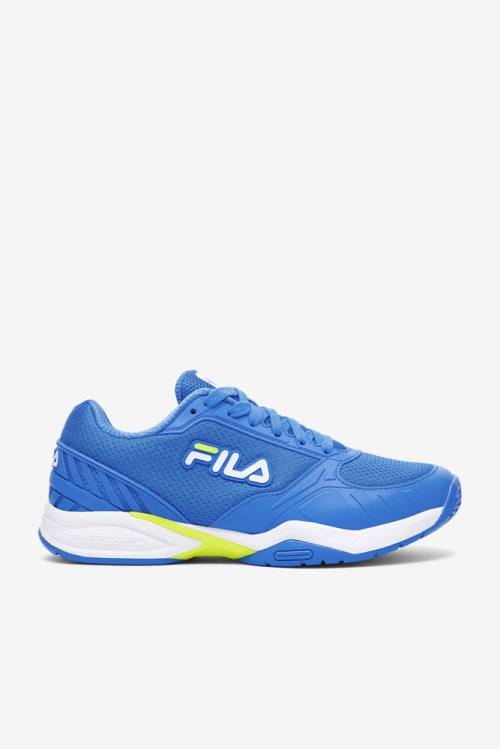 Zapatillas Fila Volley Zone Hombre Azules Blancas Amarillo | Fila386CP