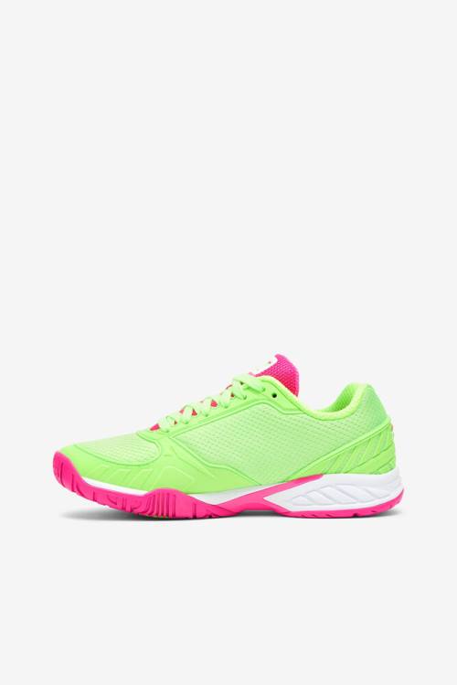 Zapatillas Fila Volley Zone Mujer Verde Blancas Rosas | Fila570JK