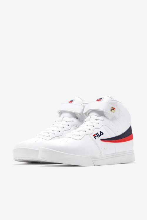 Zapatillas Fila Vulc 13 Hombre Blancas Azul Marino Rojas | Fila279DN