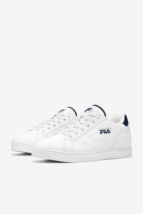 Zapatillas Fila West Naples Hombre Blancas Azul Marino | Fila152HV