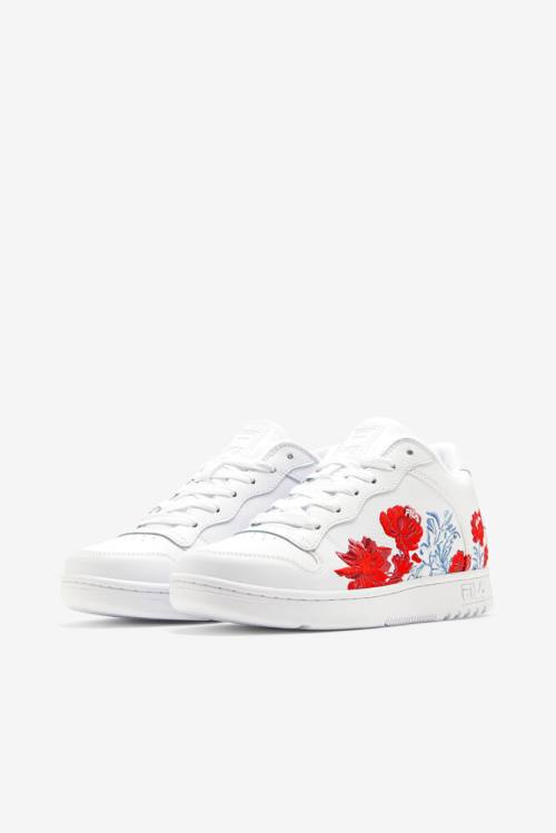 Zapatillas Fila Wx-110 Flower Mujer Blancas | Fila245IC