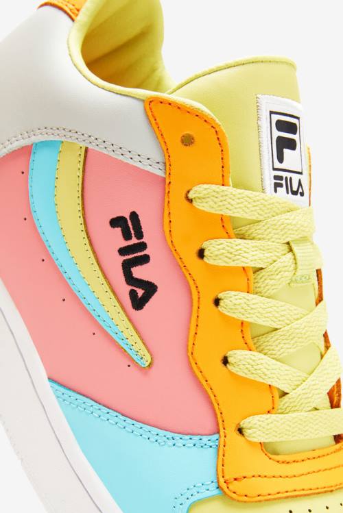 Zapatillas Fila Wx-110 Mujer Verde Claro Azules Naranjas | Fila846BM