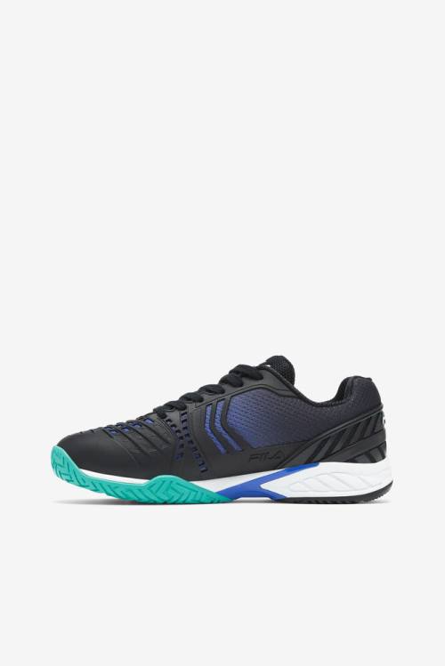 Zapatos de Tenis Fila Axilus 2 Energized Mujer Negras Azules Turquesa | Fila654TB