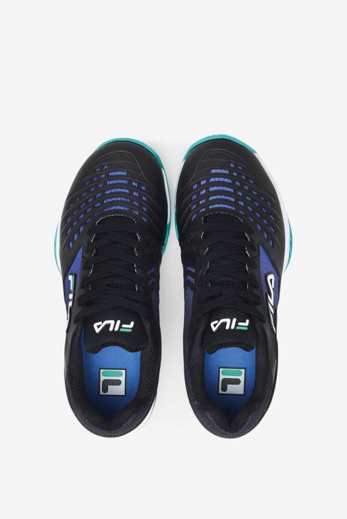 Zapatos de Tenis Fila Axilus 2 Energized Mujer Negras Azules Turquesa | Fila654TB