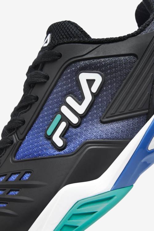 Zapatos de Tenis Fila Axilus 2 Energized Mujer Negras Azules Turquesa | Fila654TB