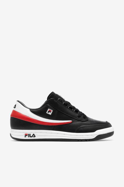 Zapatos de Tenis Fila Original Tenis Hombre Negras Blancas Rojas | Fila098VO