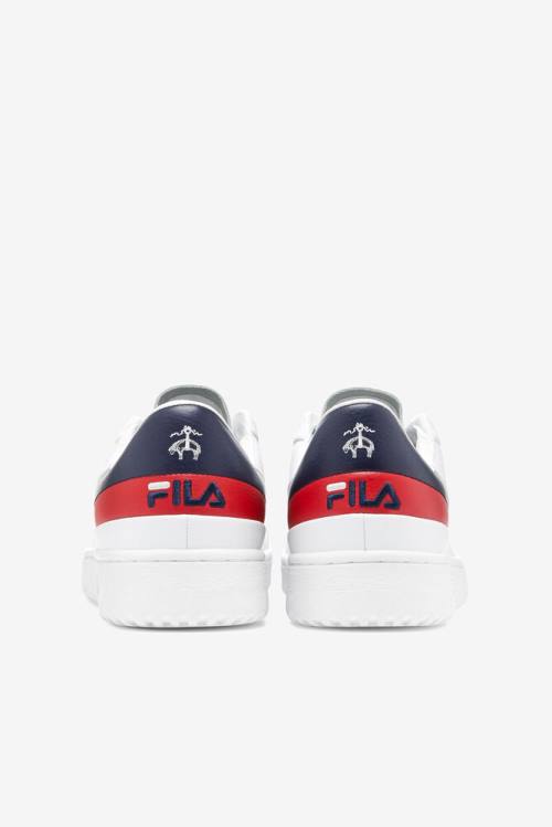 Zapatos de Tenis Fila Original Tenis Lx X Brooks Brothers Hombre Blancas Azul Marino Rojas | Fila280LH