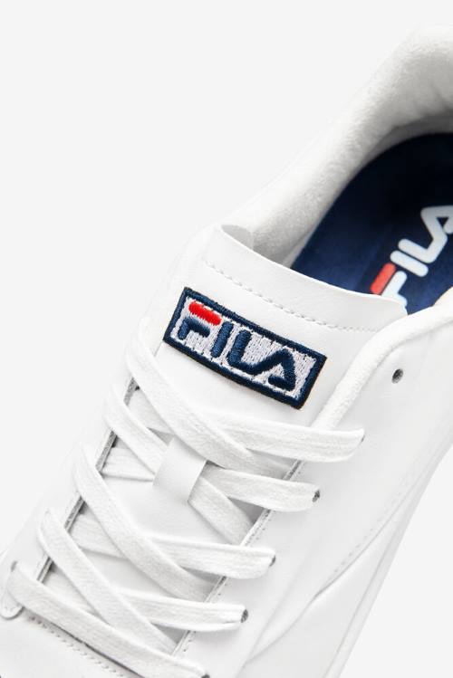 Zapatos de Tenis Fila Original Tenis Lx Hombre Blancas Azul Marino Rojas | Fila468JC