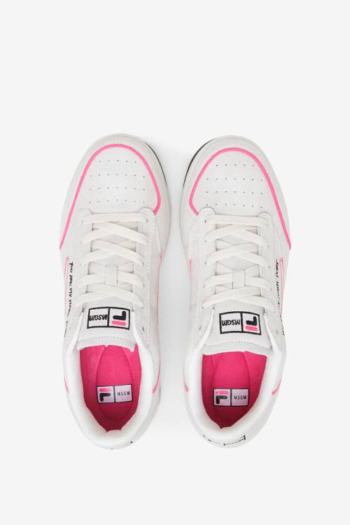 Zapatos de Tenis Fila Tenis 88 Premium X Msgm Hombre Blancas Negras Rosas | Fila107IA