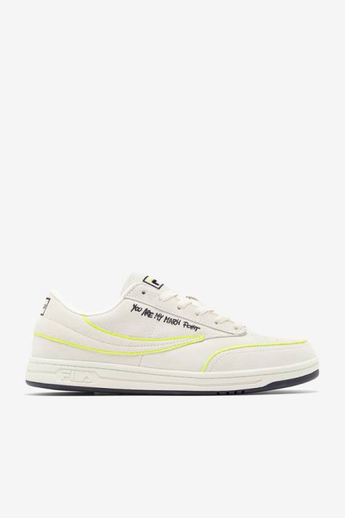 Zapatos de Tenis Fila Tenis 88 Premium X Msgm Hombre Blancas Negras Amarillo | Fila529YZ