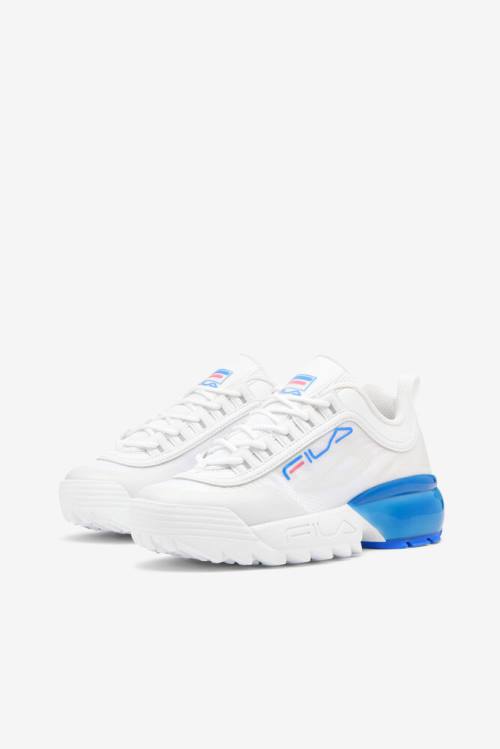 a Zapatillas Fila Disruptor 2 Mujer Blancas Azules | Fila431LN